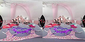 Tie and Tickle starring Nathaly Cherie and Victoria Puppy