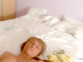 Tight teenage pussy wrapping the hard dick around