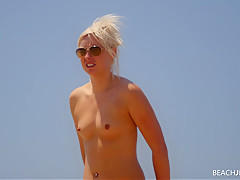 Tiny Tits Huge Nips - BeachJerk