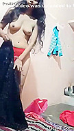 Today Exclusive- Cute Desi Girl Strip Her Cloths And Blowjob 2