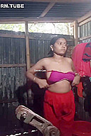 Today Exclusive- Desi Village Girl Showing Her Boobs And Pussy To Lover 5