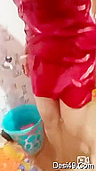Today Exclusive- Sexy Desi Boudi Showing Her Boobs And Pussy