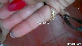 Today Exclusive- Sexy Desi Girl Record Her Nude Selfie