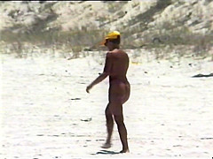Topless stroll