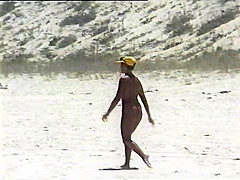 Topless stroll