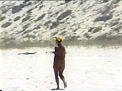 Topless stroll