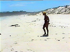 Topless stroll