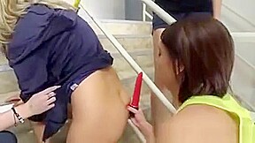 Totally Wild Sorority Group Finger Fuck