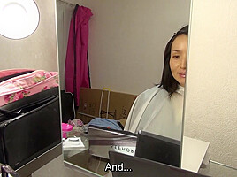 Transforming frumpy Japanese housewife into beautiful sex swan