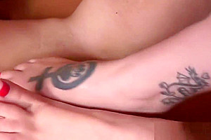 Transgender beauty fucks busty mature