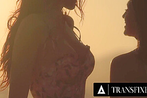 Trans-lesbian Takes Pussy To Paradise With Passionate Sex! With Tori Easton And Charlotte Sins