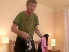 Tricky Step dad spies his Step sons girlfriend