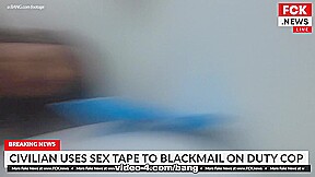 Trinity Blaze seduces a cop into fucking her pussy in the bathroom - BangFakeNews