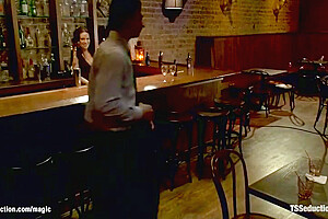 Ts Bartender Anal Fucks Business Man