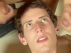 Twink trio riding cock