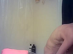 Two Girls Shower Together on