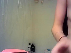 Two Girls Shower Together on