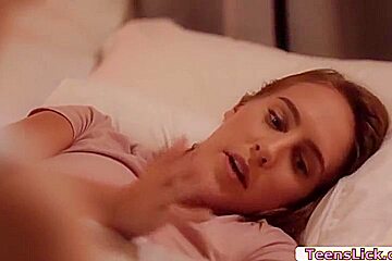 Two Lesbians Roommate Bree Daniels and Cadence Lux finall eat their pusy