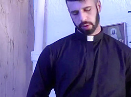 Two Priests Share An Alter Boy