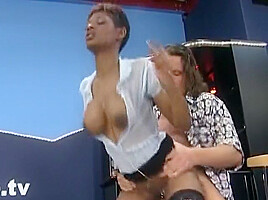 Two Sexy And Horny German Chicks Sharing A Loaded Pecker