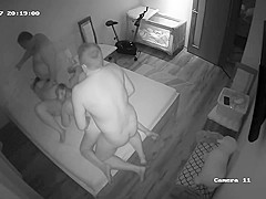 Two couple swing in bedroom