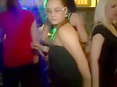 Two girls jerking off a malestripper