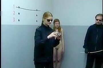 Two hot teens 18+ getting caned hard on the torture bench