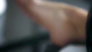 Two lesbians trying out all the furniture in their flat