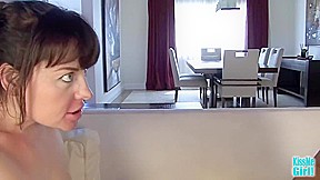 Two lovely girls like sloppy kisses and cant hold back from scissoring on the sofa