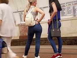 Two russian perfect asses