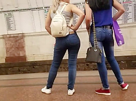 Two russian perfect asses