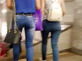 Two russian perfect asses