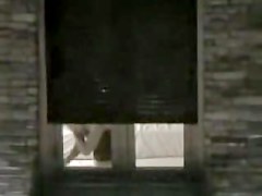 Two sexy roommates getting on cam through window