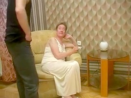 Ugly Russian Granny Ludmila - sc 1-armchair