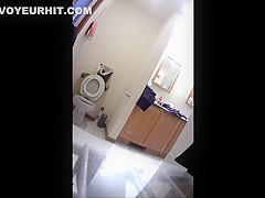 Unaware Wife Krissi Hidden Shower Sex Compilation