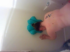 Unaware Wife Krissi Hidden Shower Sex Compilation