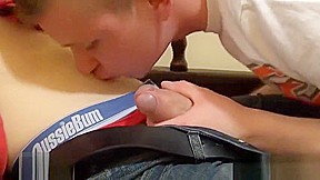 Uncircumcised teen 18+ gets sucked and cums
