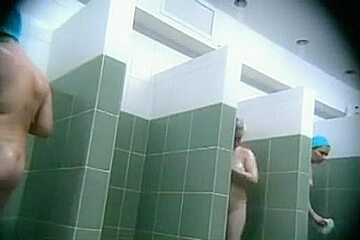 Unsuspecting ladies receive filmed nude in the shower