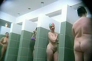 Unsuspecting ladies receive filmed nude in the shower