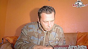 User meet german natural tits woman next door at casting
