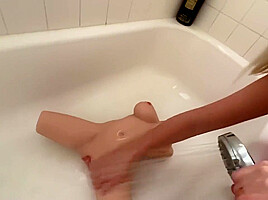 Using My Friends Tight Hole - Doll Hole And Lina Paige