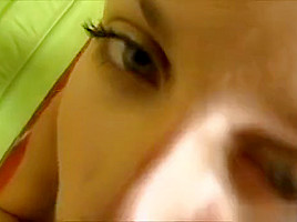 Veronica Stone gets on her knees to nibble and suck his dick in POV
