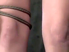 Vertical Hogtie Maldeom Bondage Session