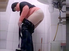 Video compilation of women in public toilet