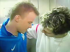 Vintage - Soccer Twinks - Horny In The Elevator