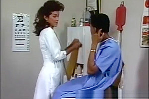 Vintage TS Doctor copulates With ebony Patient