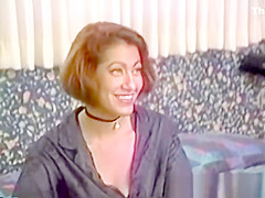 Vintage amateur fucked in first sextape