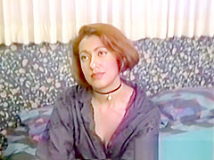 Vintage amateur fucked in first sextape