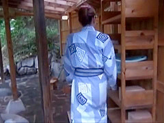 Wakana Kinoshita Japanese model enjoys outdoor sex