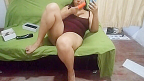 I Was Alone At Home And I Ended Up Masturbating With My Dildo Until I
